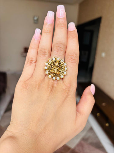 Laxmi Ji Polki Ring